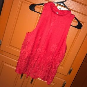 Brand New Red Dressy Top - Never Worn